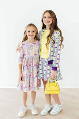 French Quarter Fun 3/4 Sleeve Pocket Twirl Dress - Mila & Rose ® - Flyclothing LLC