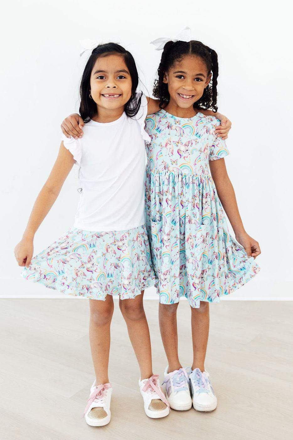 Unicorn Queen Ruffle Twirl Skort - Mila & Rose ® - Flyclothing LLC