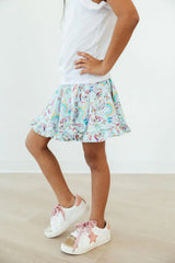 Unicorn Queen Ruffle Twirl Skort - Mila & Rose ® - Flyclothing LLC