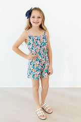 Island Blossoms Strappy Play Romper - Mila & Rose ® - Flyclothing LLC