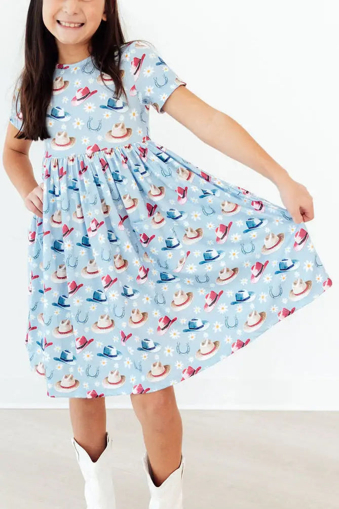 SALE Tip Your Hat S/S Pocket Twirl Dress - Mila & Rose ® - Flyclothing LLC