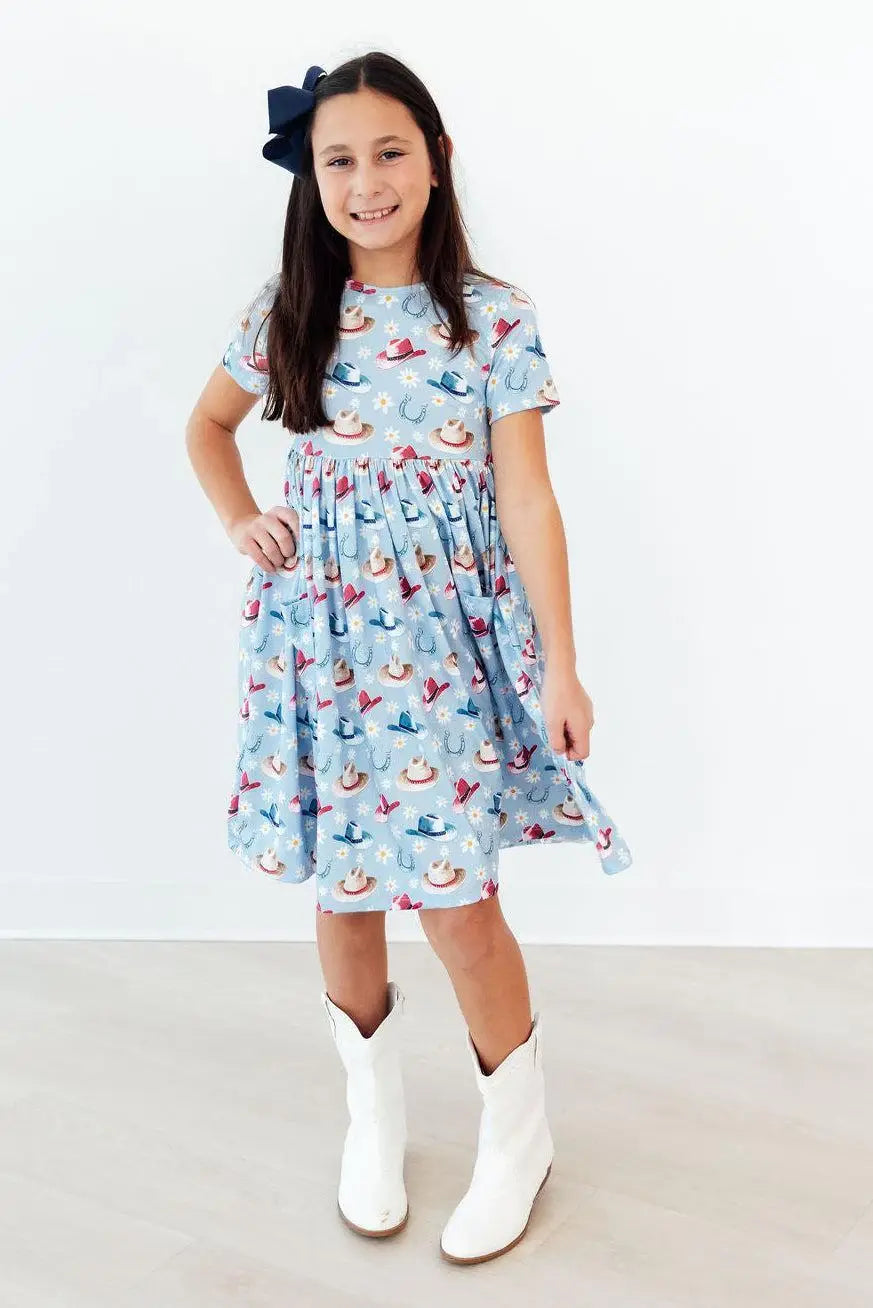 SALE Tip Your Hat S/S Pocket Twirl Dress - Mila & Rose ® - Flyclothing LLC
