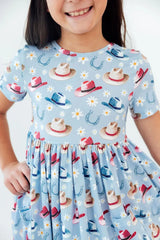 SALE Tip Your Hat S/S Pocket Twirl Dress - Mila & Rose ® - Flyclothing LLC
