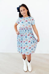 SALE Tip Your Hat S/S Pocket Twirl Dress - Mila & Rose ® - Flyclothing LLC