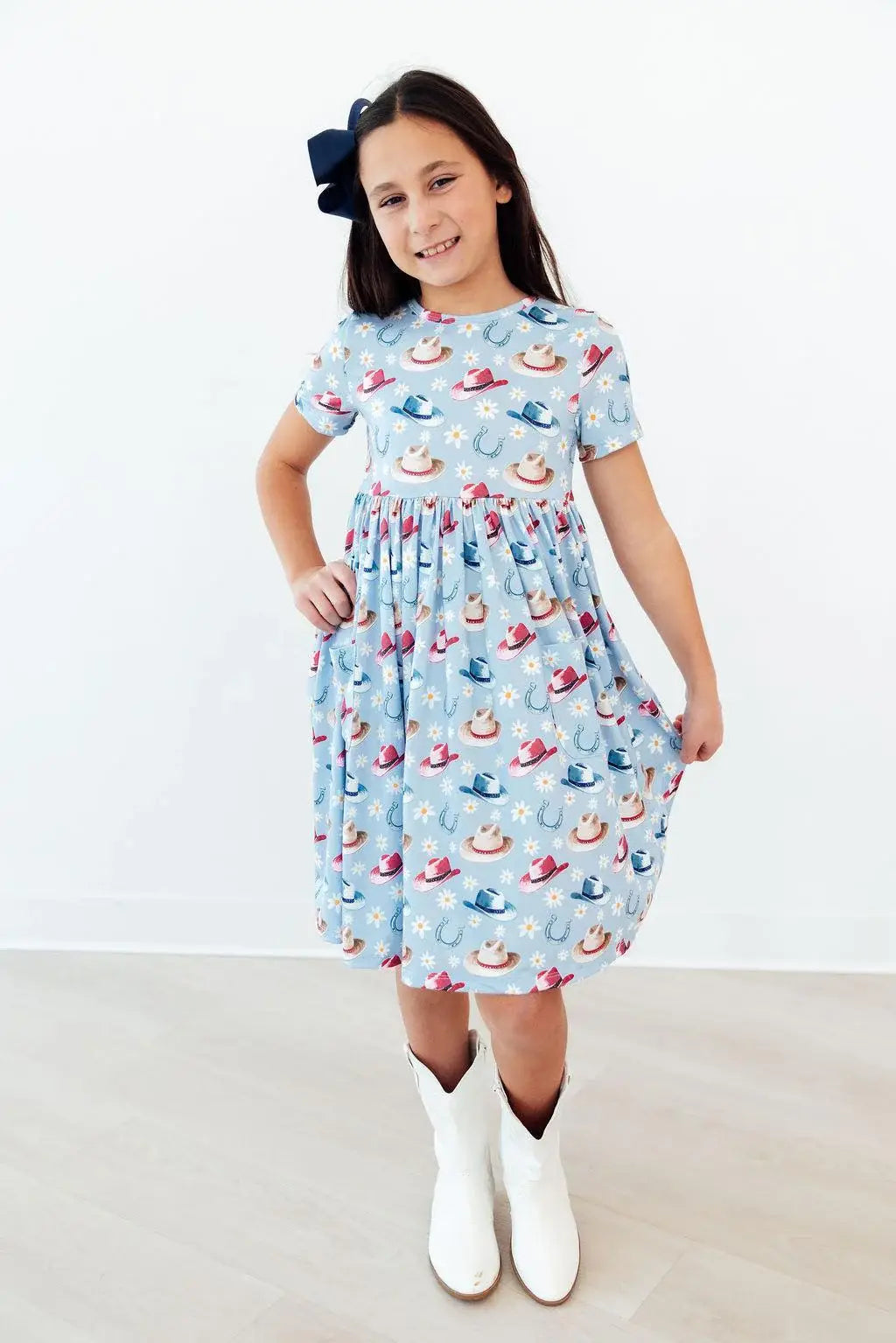 SALE Tip Your Hat S/S Pocket Twirl Dress - Mila & Rose ® - Flyclothing LLC