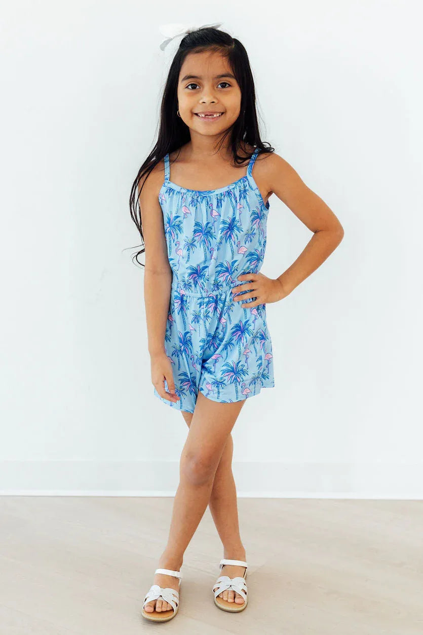 Island Time Strappy Play Romper - Mila & Rose ® - Flyclothing LLC
