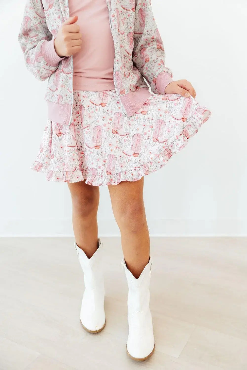 Country Girl Ruffle Twirl Skort - Mila & Rose ® - Flyclothing LLC