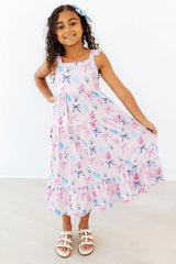 Beachside Bows Ruffle Maxi Dress - Mila & Rose ® - Flyclothing LLC