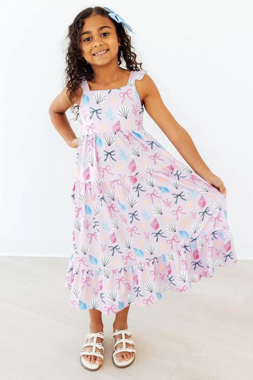 Beachside Bows Ruffle Maxi Dress - Mila & Rose ® - Flyclothing LLC