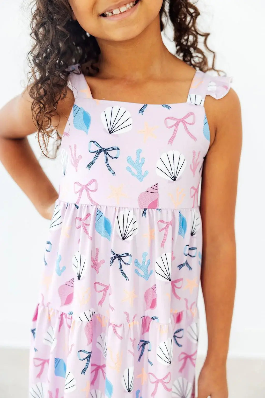Beachside Bows Ruffle Maxi Dress - Mila & Rose ® - Flyclothing LLC