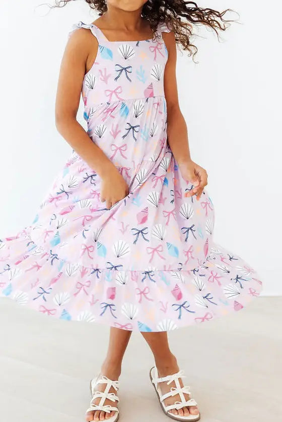 Beachside Bows Ruffle Maxi Dress - Mila & Rose ® - Flyclothing LLC