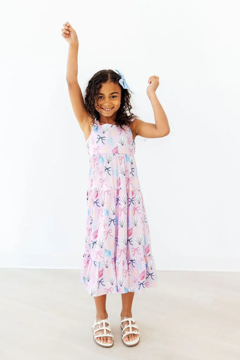 Beachside Bows Ruffle Maxi Dress - Mila & Rose ® - Flyclothing LLC
