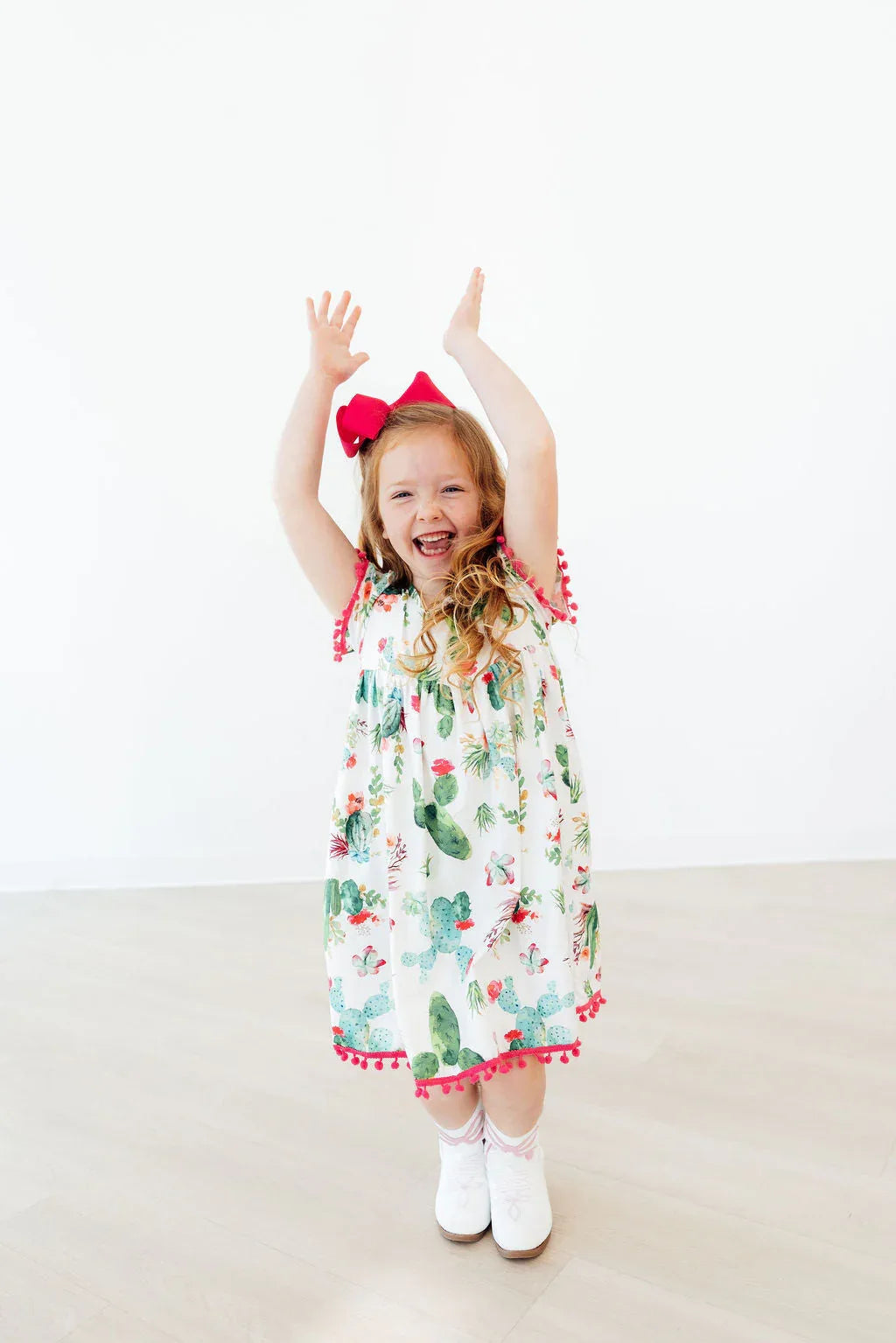 Cute Cactus Pom Pom Dress - Mila & Rose ® - Flyclothing LLC