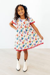 Rooster Pom Pom Dress - Mila & Rose ® - Flyclothing LLC