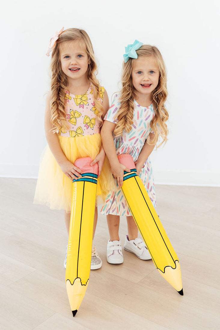 Color Crayons S/S Pocket Twirl Dress - Mila & Rose ® - Flyclothing LLC