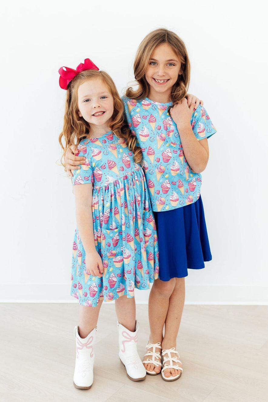 Delightful Desserts S/S Pocket Twirl Dress - Mila & Rose ® - Flyclothing LLC