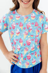 Delightful Desserts Ruffle Pocket Tee - Mila & Rose ® - Flyclothing LLC