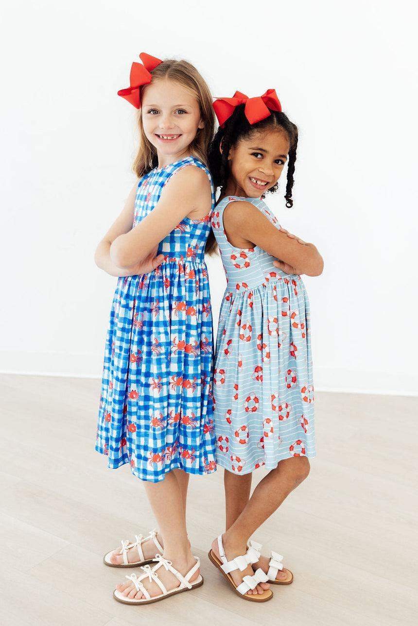 Little Lifeguard Tank Twirl Dress - Mila & Rose ® - Flyclothing LLC