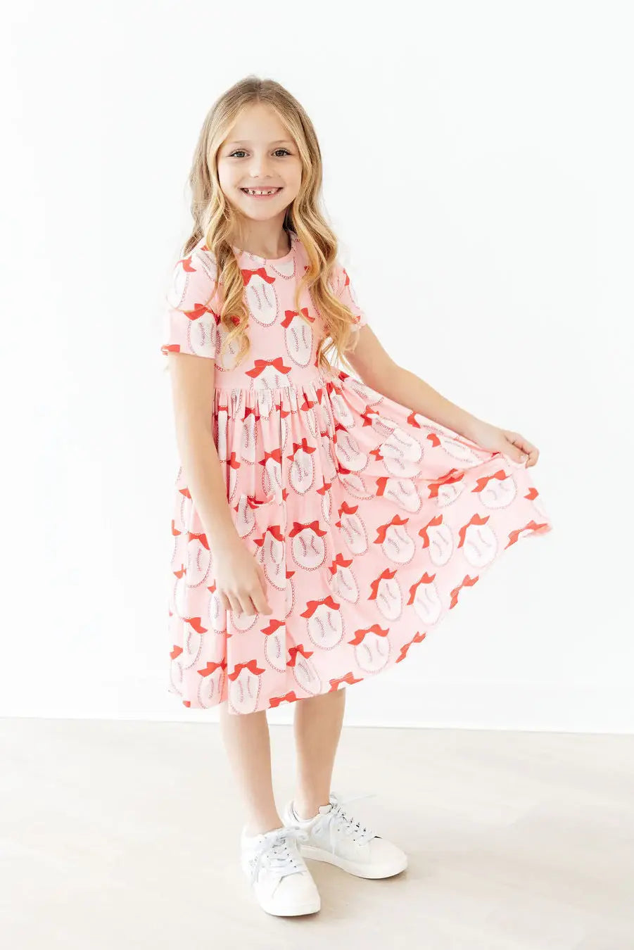 Pitcher Perfect S/S Pocket Twirl Dress - Mila & Rose ® - Flyclothing LLC