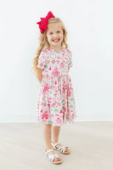 Princess & the Froggie S/S Pocket Twirl Dress - Mila & Rose ® - Flyclothing LLC