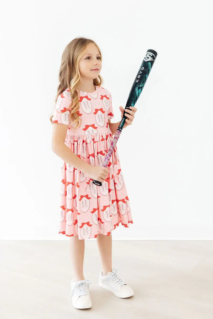 Pitcher Perfect S/S Pocket Twirl Dress - Mila & Rose ® - Flyclothing LLC