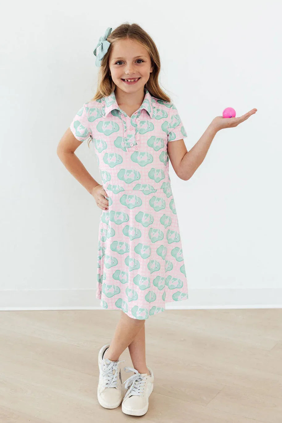 She's on the Green S/S Polo Dress - Mila & Rose ® - Flyclothing LLC