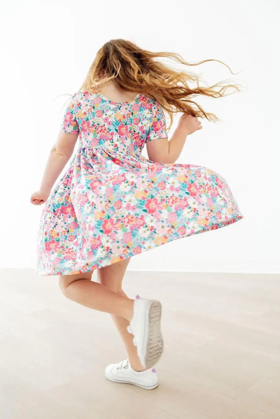 Petal Promises S/S Pocket Twirl Dress - Mila & Rose ® - Flyclothing LLC