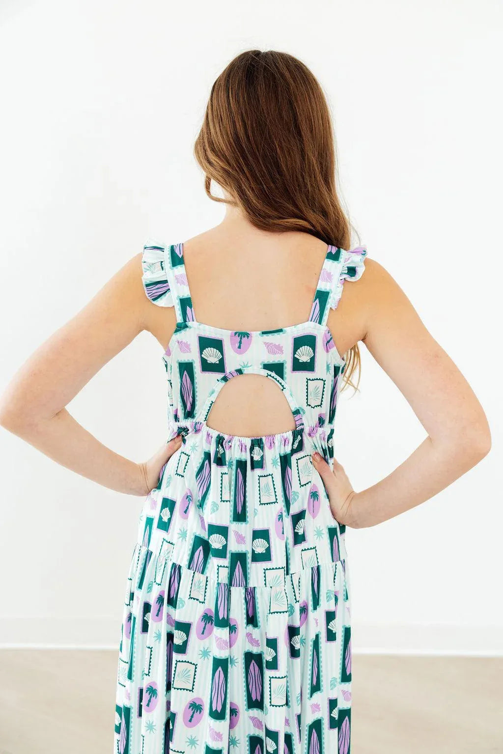 Surfer Girl Ruffle Maxi Dress - Mila & Rose ® - Flyclothing LLC