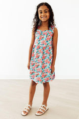 Petals in Paradise Ruffle Cross Back Dress - Mila & Rose ® - Flyclothing LLC