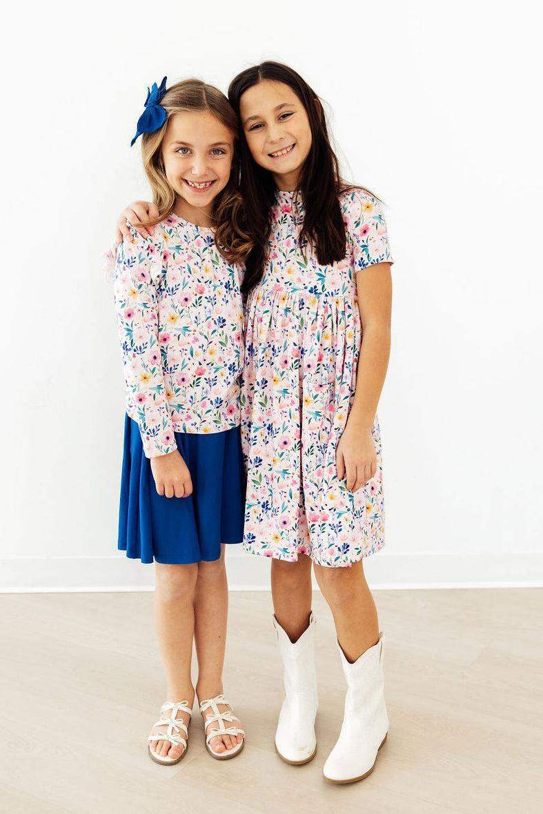 Morning Meadows S/S Pocket Twirl Dress - Mila & Rose ® - Flyclothing LLC