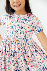 Morning Meadows S/S Pocket Twirl Dress - Mila & Rose ® - Flyclothing LLC