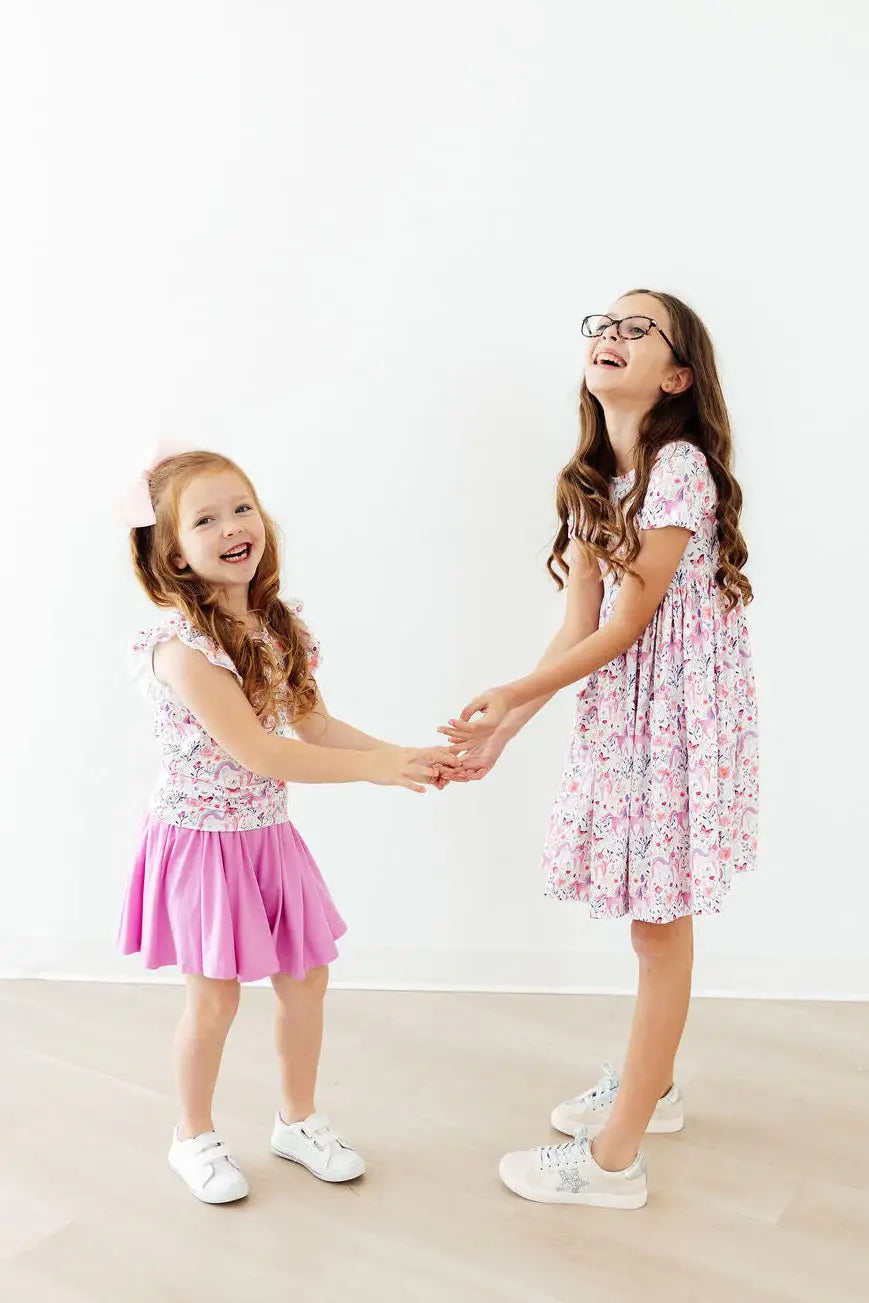 Whimsical Woods S/S Pocket Twirl Dress - Mila & Rose ® - Flyclothing LLC