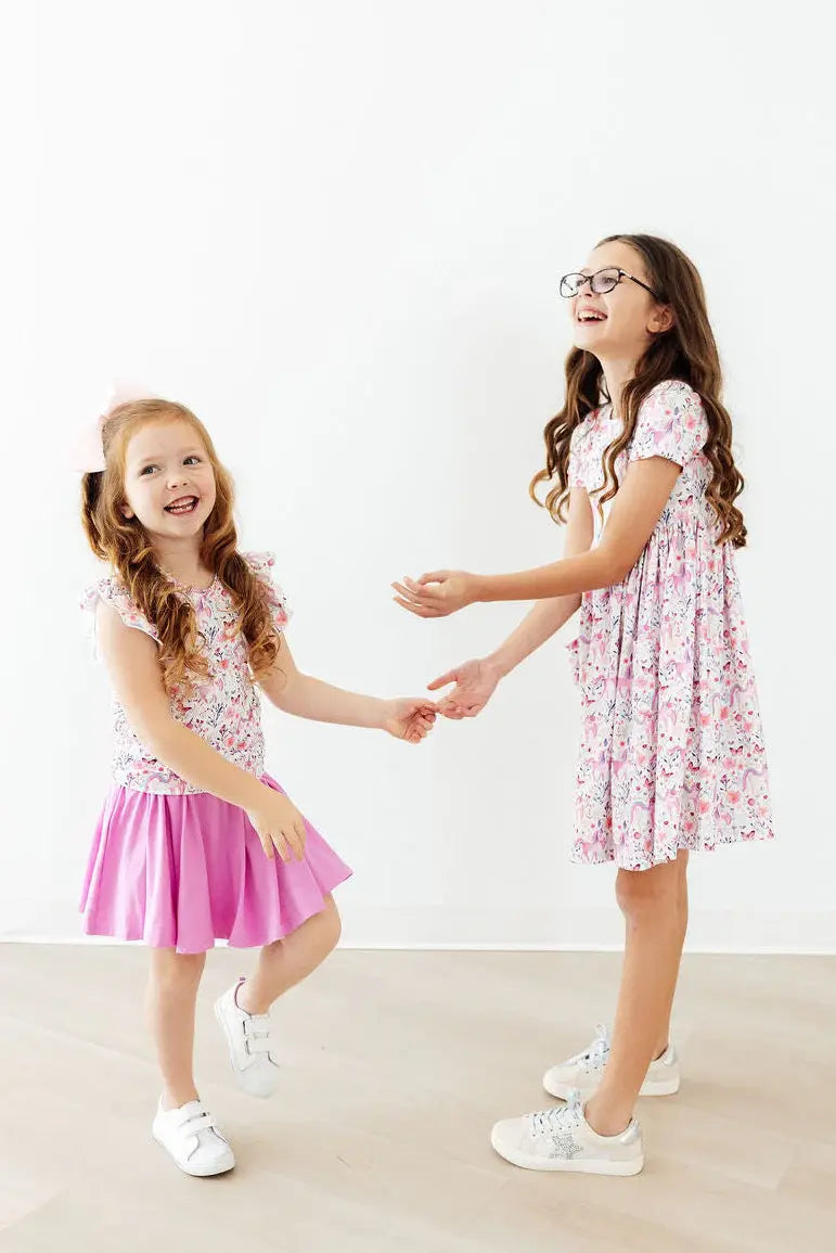 Whimsical Woods S/S Ruffle Tee - Mila & Rose ® - Flyclothing LLC