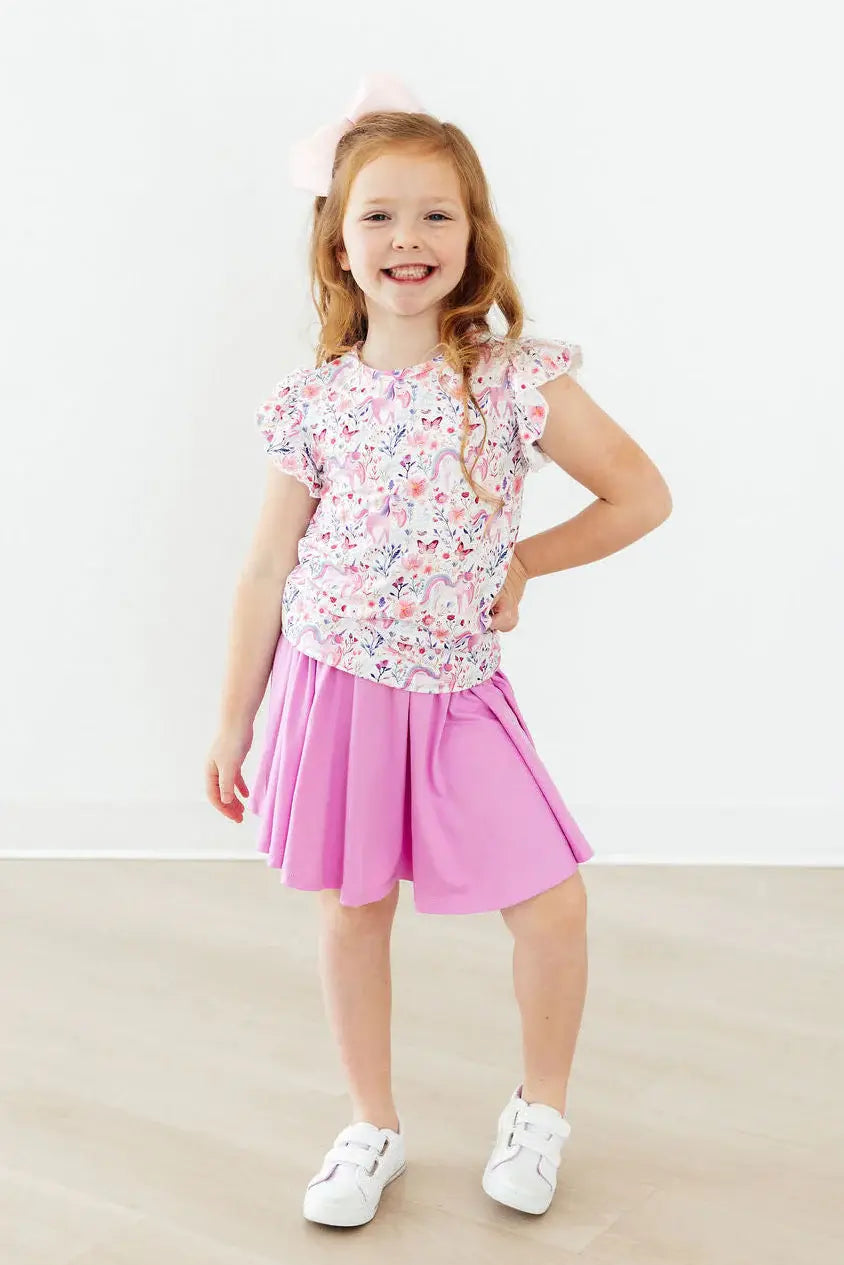 Whimsical Woods S/S Ruffle Tee - Mila & Rose ® - Flyclothing LLC