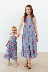 Tropical Garden Ruffle Maxi Dress - Mila & Rose ® - Flyclothing LLC