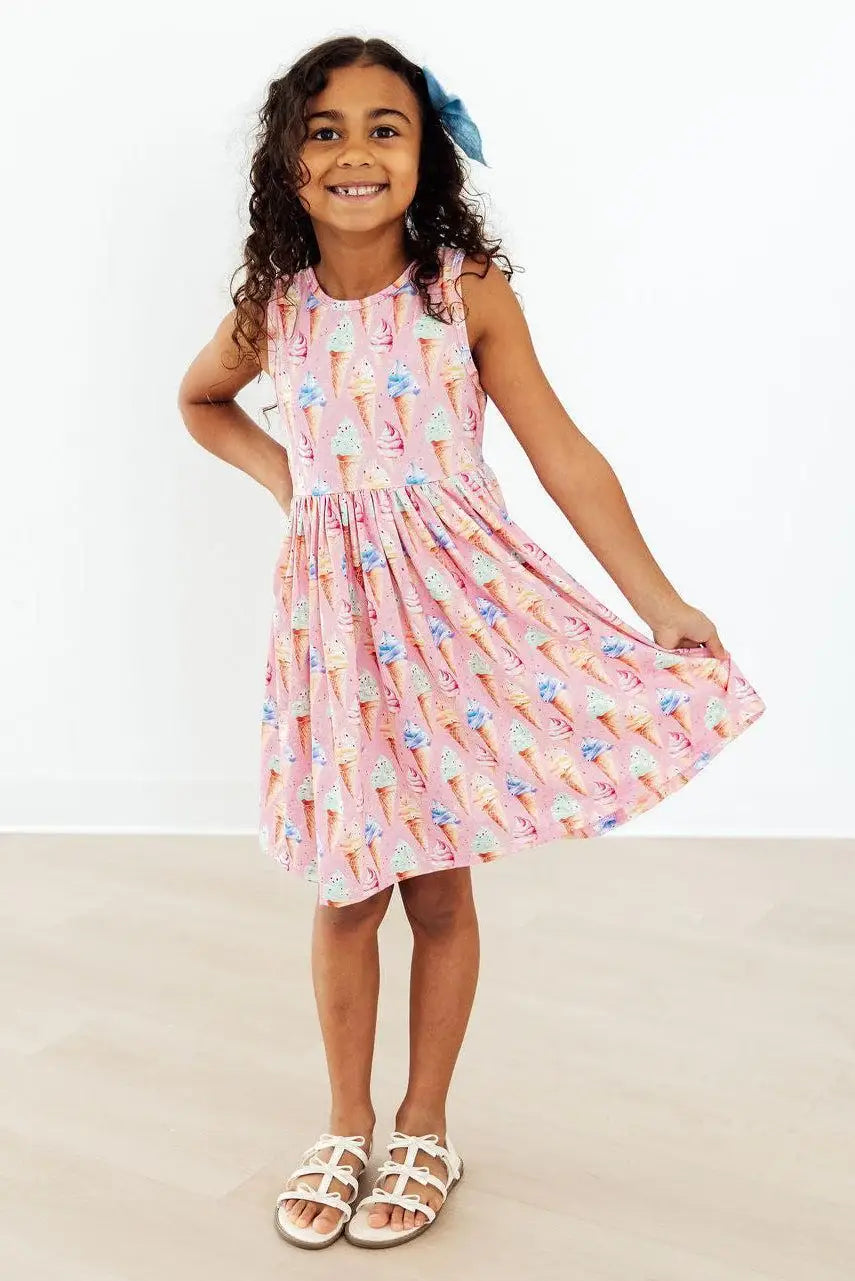 Ice Cream Dreams Tank Twirl Dress - Mila & Rose ® - Flyclothing LLC