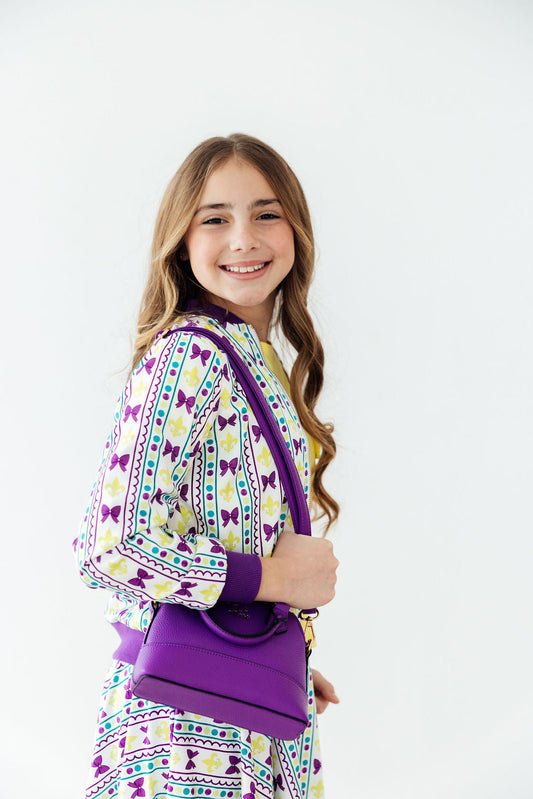 Mardi Gras Satin Jacket