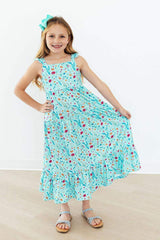 Bluebell Breeze Ruffle Maxi Dress - Mila & Rose ® - Flyclothing LLC