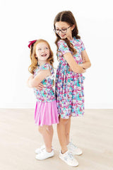 Time to Purr-ty S/S Pocket Twirl Dress - Mila & Rose ® - Flyclothing LLC