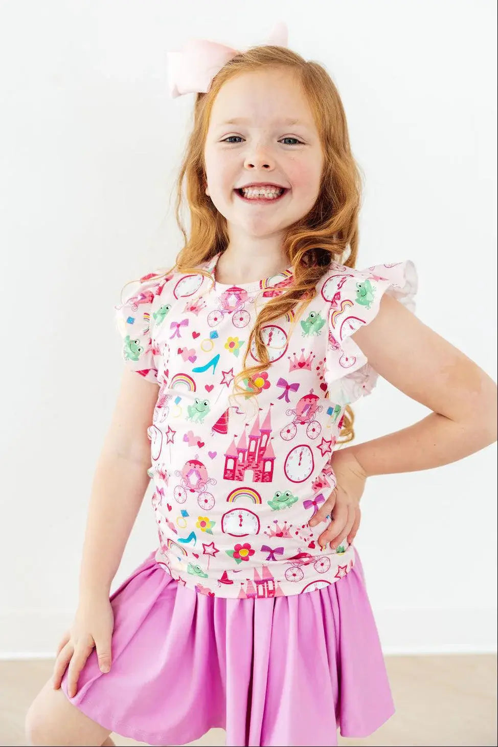 Princess & the Froggie S/S Ruffle Tee - Mila & Rose ® - Flyclothing LLC