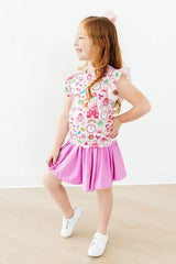 Princess & the Froggie S/S Ruffle Tee - Mila & Rose ® - Flyclothing LLC