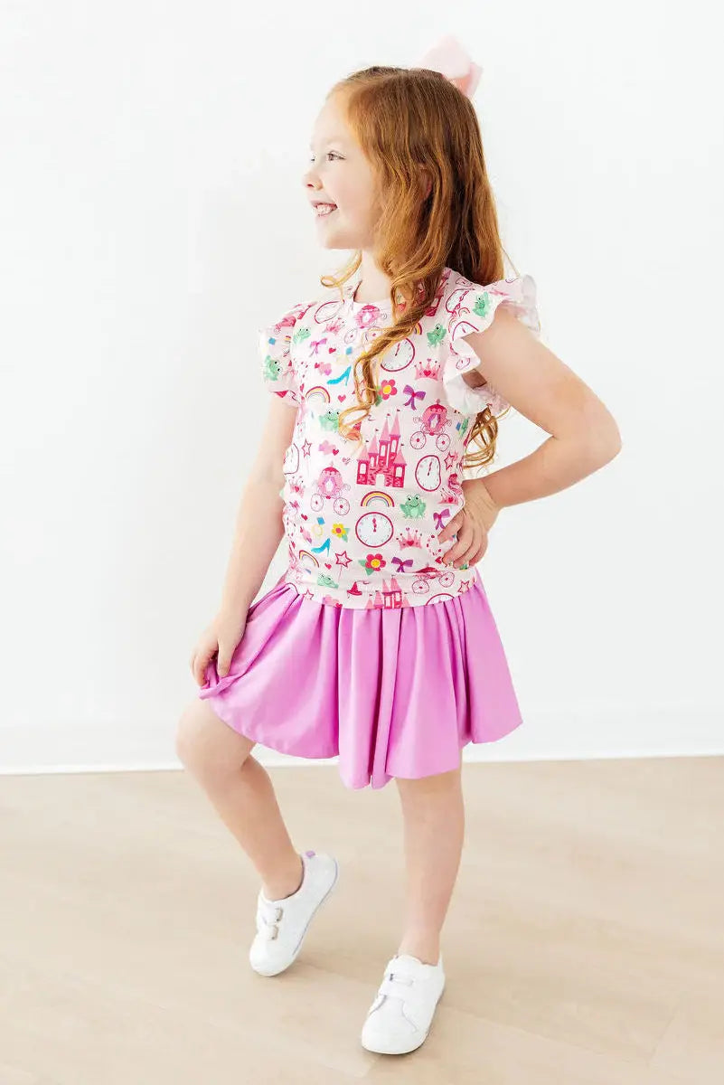 Princess & the Froggie S/S Ruffle Tee - Mila & Rose ® - Flyclothing LLC