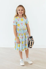 Softball Sweetie S/S Pocket Twirl Dress - Mila & Rose ® - Flyclothing LLC