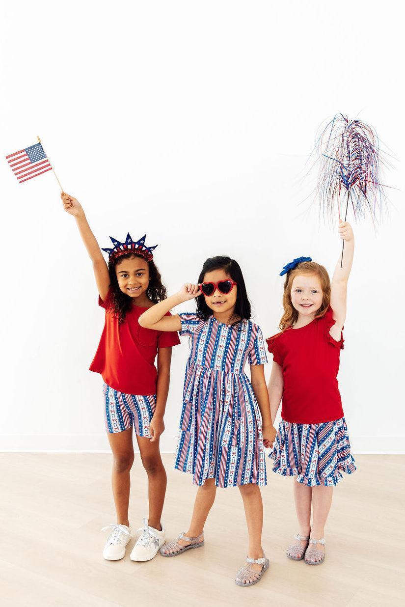 All-American Girl Twirl Shorts - Mila & Rose ® - Flyclothing LLC