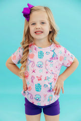 Under the Sea Ruffle Pocket Tee - Mila & Rose ® - Flyclothing LLC