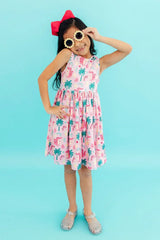 Pink Gator-ade Tank Twirl Dress - Mila & Rose ® - Flyclothing LLC