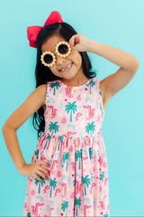 Pink Gator-ade Tank Twirl Dress - Mila & Rose ® - Flyclothing LLC