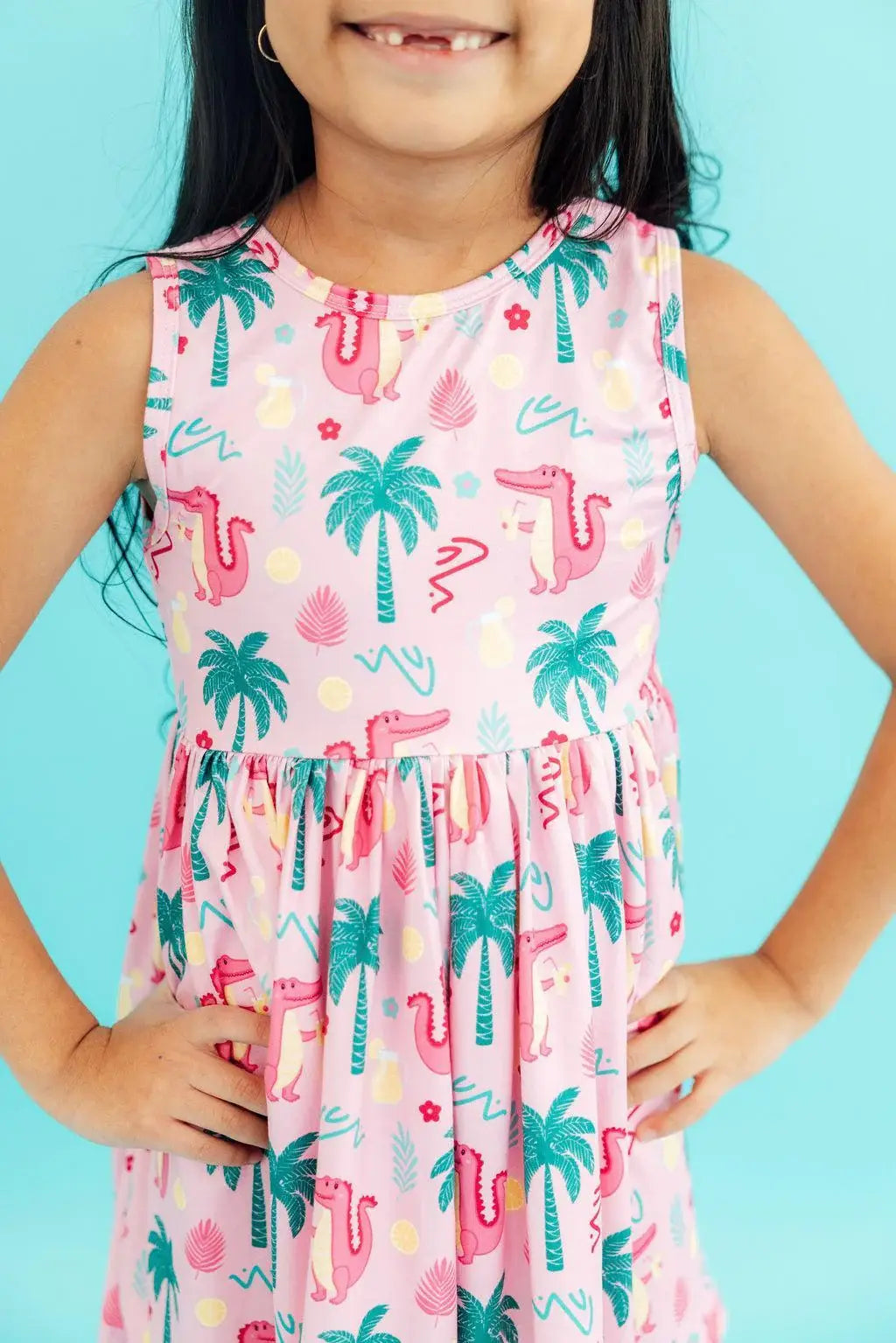 Pink Gator-ade Tank Twirl Dress - Mila & Rose ® - Flyclothing LLC