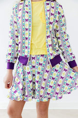 Mardi Gras Ruffle Twirl Skort - Mila & Rose ® - Flyclothing LLC