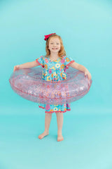 Fun Floaties Pom Pom Dress - Mila & Rose ® - Flyclothing LLC